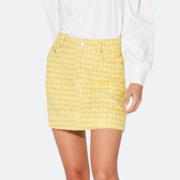 NWT Walter Baker tweed mini skirt size 8 - Picture 4 of 5